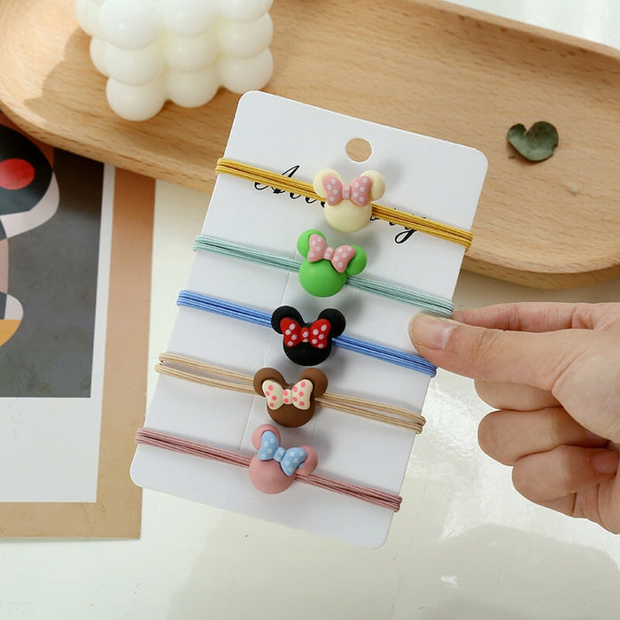 Wholesale 5PCS/PACK Poached Egg Cartoon Hair Rope JDC-HS-ZY002 Hair Scrunchies 紫芸 Wholesale Jewelry JoyasDeChina Joyas De China