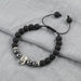 Wholesale 8mm Volcanic Stone Turquoise Beaded Bracelet JDC-BT-JiuJ020 Bracelet 九江 Wholesale Jewelry JoyasDeChina Joyas De China
