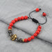 Wholesale 8mm Volcanic Stone Turquoise Beaded Bracelet JDC-BT-JiuJ020 Bracelet 九江 Wholesale Jewelry JoyasDeChina Joyas De China