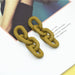 Wholesale 925 Silver Needle Acrylic Color Earrings JDC-ES-XC339 Earrings 夏晨 brown Wholesale Jewelry JoyasDeChina Joyas De China