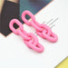 Wholesale 925 Silver Needle Acrylic Color Earrings JDC-ES-XC339 Earrings 夏晨 light rose red Wholesale Jewelry JoyasDeChina Joyas De China