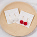 Wholesale 925 Silver Needle Candy Color Cute Hairball Earrings JDC-ES-GSMDD018 Earrings 萌豆豆 Wholesale Jewelry JoyasDeChina Joyas De China