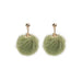 Wholesale 925 Silver Needle Hair Ball Earrings JDC-ES-GSMDD020 Earrings 萌豆豆 Wholesale Jewelry JoyasDeChina Joyas De China