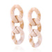 Wholesale 925 Silver Post Chain Acrylic Earrings JDC-ES-XC342 Earrings 夏晨 beige Wholesale Jewelry JoyasDeChina Joyas De China