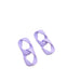 Wholesale 925 Silver Post Twisted Chain Acrylic Earrings JDC-ES-XC341 Earrings 夏晨 Wholesale Jewelry JoyasDeChina Joyas De China