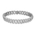 Wholesale 925 Sterling Silver Rhinestone Cuban Chain Bracelet JDC-BT-GES001 Bracelet 格尔诗 Wholesale Jewelry JoyasDeChina Joyas De China