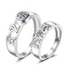Wholesale 925 Sterling Silver Ring JDC-RS-BLX082 Rings 宝来兴 QLJZ009 couple(open) Wholesale Jewelry JoyasDeChina Joyas De China