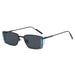Wholesale AC Lens Metal Frameless Sunglasses JDC-SG-JinF030 Sunglasses 季丰 black black Wholesale Jewelry JoyasDeChina Joyas De China