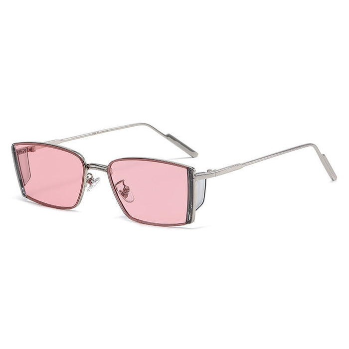 Wholesale AC Lens Metal Frameless Sunglasses JDC-SG-JinF030 Sunglasses 季丰 pink Wholesale Jewelry JoyasDeChina Joyas De China