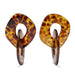 Wholesale Acrylic Resin Leopard Print Alloy Earrings JDC-ES-XC344 Earrings 夏晨 leopard Wholesale Jewelry JoyasDeChina Joyas De China