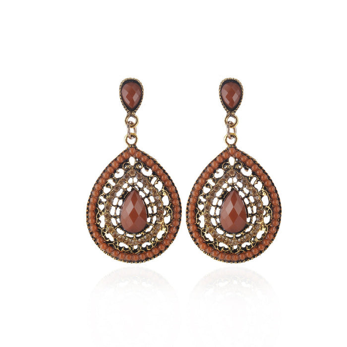 Wholesale Acrylic Rhinestone Alloy Earrings JDC-ES-Chuangj001 Earrings 创爵 Wholesale Jewelry JoyasDeChina Joyas De China