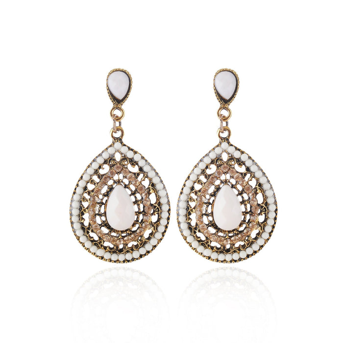 Wholesale Acrylic Rhinestone Alloy Earrings JDC-ES-Chuangj001 Earrings 创爵 Wholesale Jewelry JoyasDeChina Joyas De China