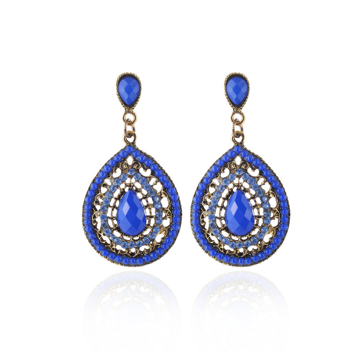 Wholesale Acrylic Rhinestone Alloy Earrings JDC-ES-Chuangj001 Earrings 创爵 Wholesale Jewelry JoyasDeChina Joyas De China