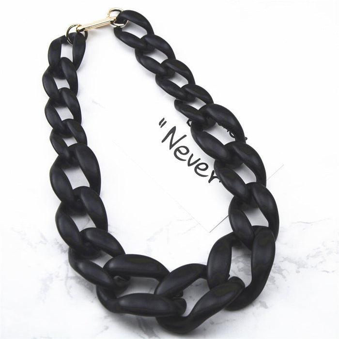 Wholesale acrylic super necklace JDC-NE-XC232 Necklaces 夏晨 3 Wholesale Jewelry JoyasDeChina Joyas De China