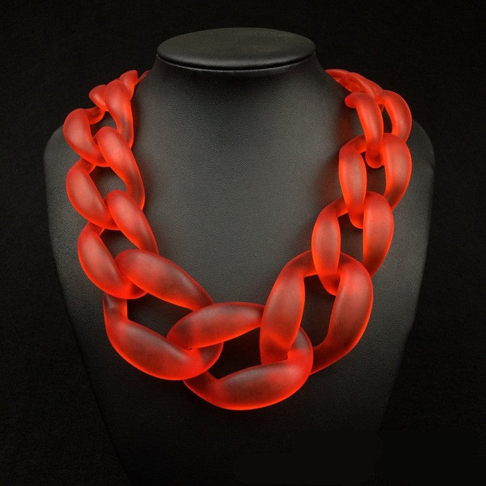 Wholesale acrylic super necklace JDC-NE-XC232 Necklaces 夏晨 Wholesale Jewelry JoyasDeChina Joyas De China