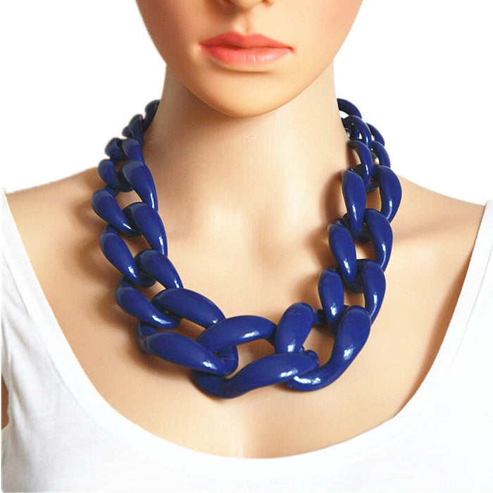 Wholesale acrylic super necklace JDC-NE-XC233 Necklaces 夏晨 4 Wholesale Jewelry JoyasDeChina Joyas De China