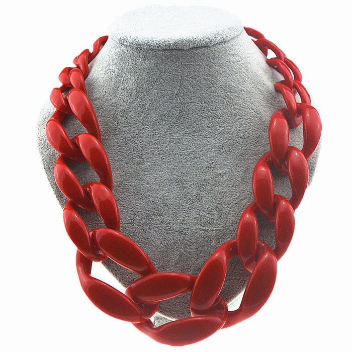 Wholesale acrylic super necklace JDC-NE-XC233 Necklaces 夏晨 5 Wholesale Jewelry JoyasDeChina Joyas De China