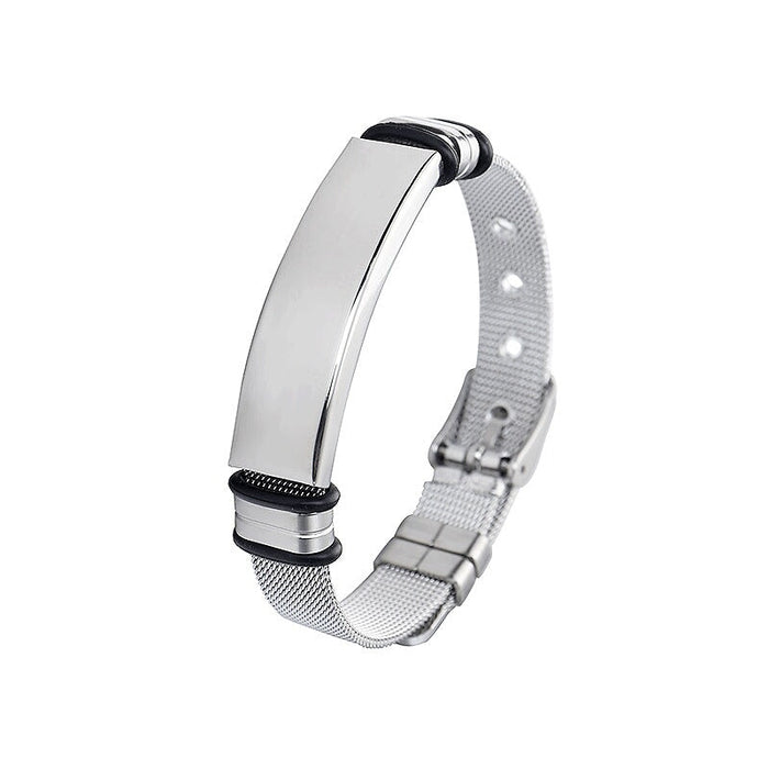 Wholesale adjustable stainless steel couple Bracelets JDC-BT-ximahy001 Bracelets 西马好运 steel 1 Wholesale Jewelry JoyasDeChina Joyas De China