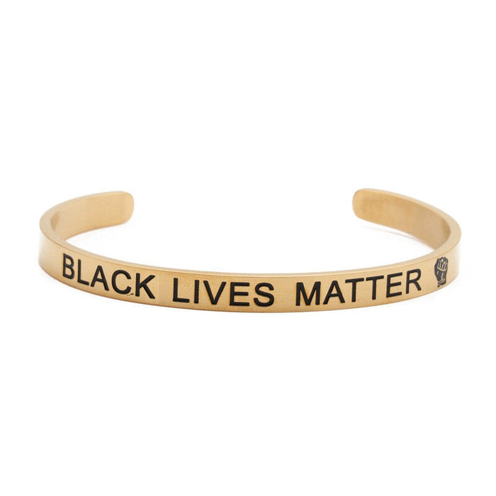 Wholesale against racial discrimination stainless steel bracelet JDC-BT-ChanX001 Bracelet 昌鑫 Golden a Wholesale Jewelry JoyasDeChina Joyas De China