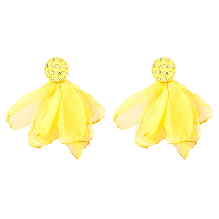 Wholesale alloy acrylic cloth earrings JDC-ES-JL847 Earrings 氿乐 Wholesale Jewelry JoyasDeChina Joyas De China