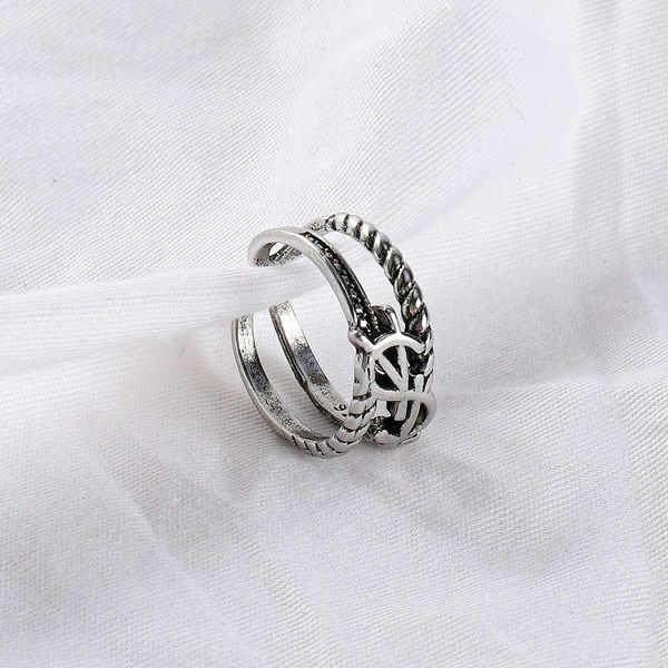 Wholesale Alloy Alphabet Clock Rings MOQ≥2 JDC-RS-JuY009 Rings 聚耀 Wholesale Jewelry JoyasDeChina Joyas De China