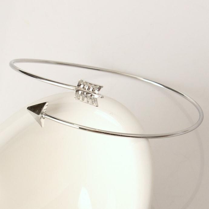 Wholesale alloy arrow opening bracelet JDC-BT-RL026 Bracelet 瑞列 2 Wholesale Jewelry JoyasDeChina Joyas De China