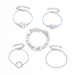 Bulk Jewelry Wholesale alloy beaded love bracelet JDC-BT-A19 Wholesale factory from China YIWU China