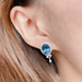 Wholesale Alloy Blue Topaz Earrings JDC-ES-ZhenR005 Earrings 臻荣 Wholesale Jewelry JoyasDeChina Joyas De China