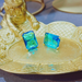 Wholesale Alloy Blue Topaz Earrings JDC-ES-ZhenR006 Earrings 臻荣 Wholesale Jewelry JoyasDeChina Joyas De China