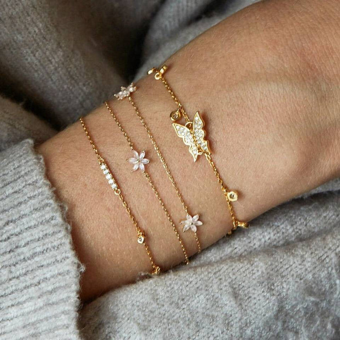 Wholesale alloy Butterfly Bracelet JDC-BT-DaiR002 Bracelet 黛仁 4285 Wholesale Jewelry JoyasDeChina Joyas De China