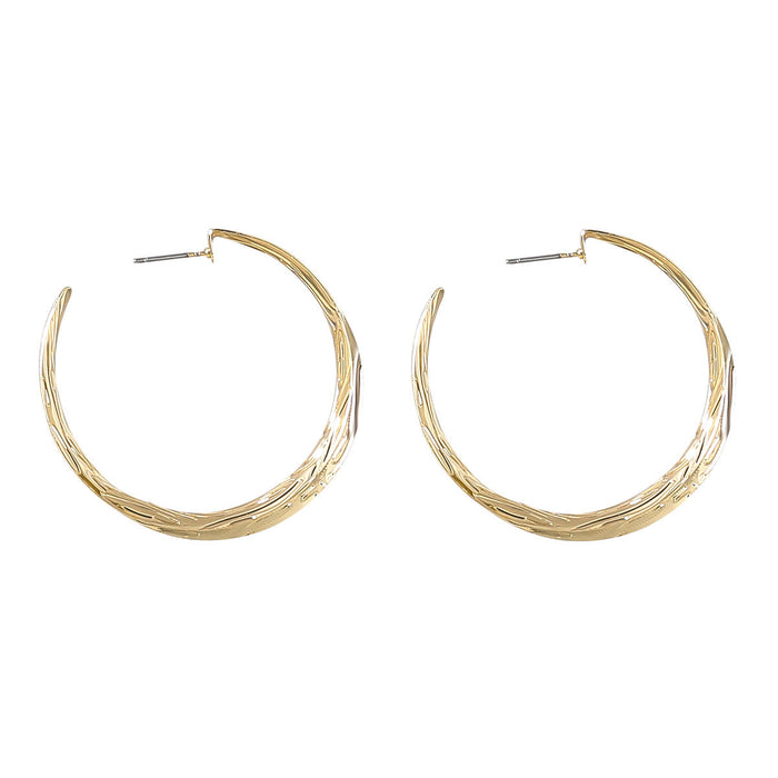 Wholesale Alloy C Shape Earrings JDC-ES-JL832 Earrings 氿乐 Wholesale Jewelry JoyasDeChina Joyas De China