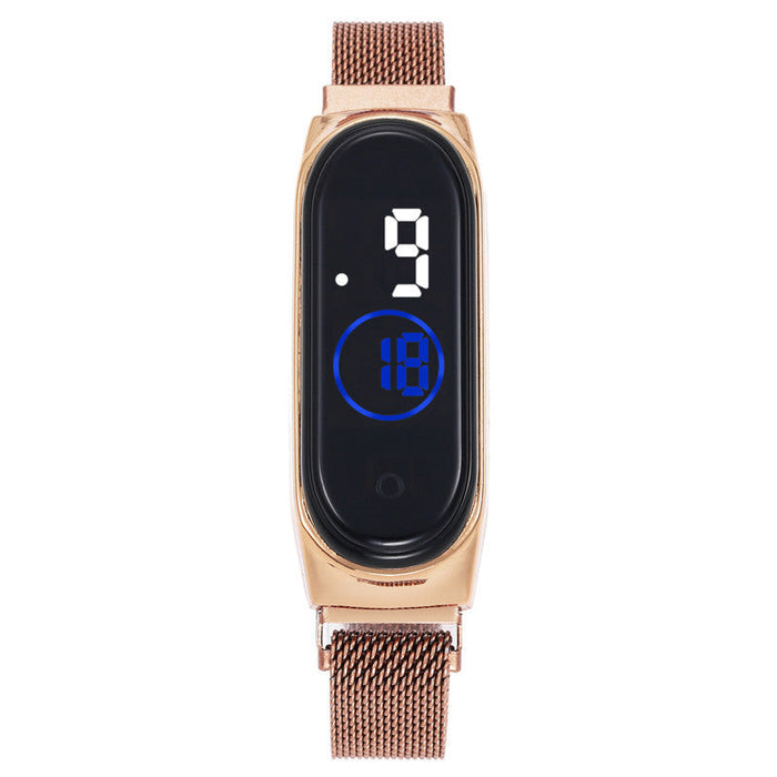 Wholesale Alloy Case Magnetic Waterproof Touch Watch JDC-WH-Jinj021 Watch 金嘉 M4 rose gold Wholesale Jewelry JoyasDeChina Joyas De China