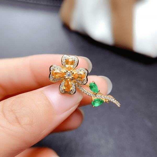 Wholesale Alloy Clover Pendant JDC-CS-ZhenR003 charms 臻荣 Wholesale Jewelry JoyasDeChina Joyas De China