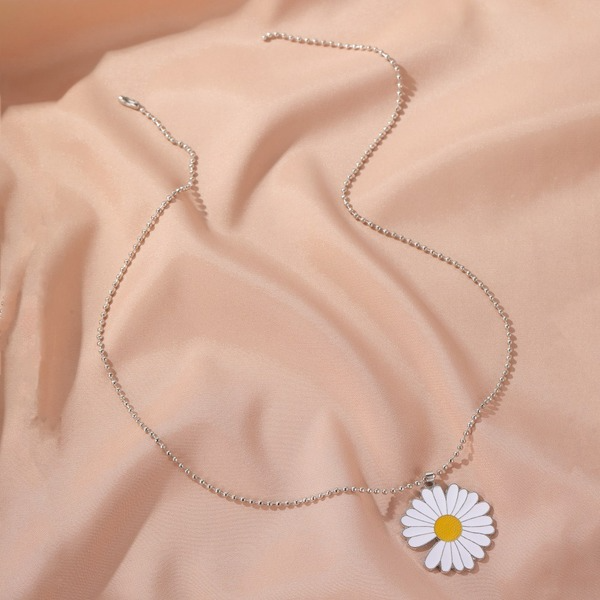 Bulk Jewelry Wholesale alloy daisy necklace JDC-NE-A348 Wholesale factory from China YIWU China