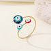 Wholesale Alloy Devil's Eye Ring MOQ≥6 JDC-RS-Juej002 Rings 觉际 Wholesale Jewelry JoyasDeChina Joyas De China