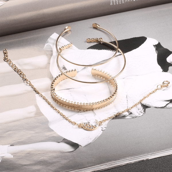 Wholesale alloy diamond drop bracelet JDC-BT-DaiR007 Bracelet 黛仁 Wholesale Jewelry JoyasDeChina Joyas De China
