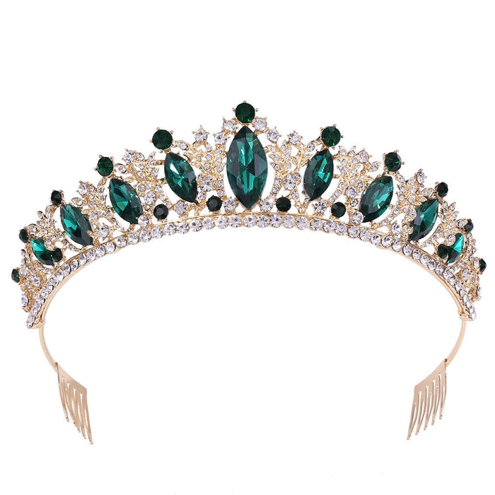 Wholesale alloy diamond-encrusted crown hair band JDC-HD-ZuanG008 Headband 钻岗 Wholesale Jewelry JoyasDeChina Joyas De China