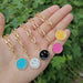 Wholesale Alloy Enamel Smiley Necklace JDC-NE-YiD003 Necklaces 宜达 Wholesale Jewelry JoyasDeChina Joyas De China