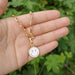 Wholesale Alloy Enamel Smiley Necklace JDC-NE-YiD003 Necklaces 宜达 XH0630 white L Wholesale Jewelry JoyasDeChina Joyas De China