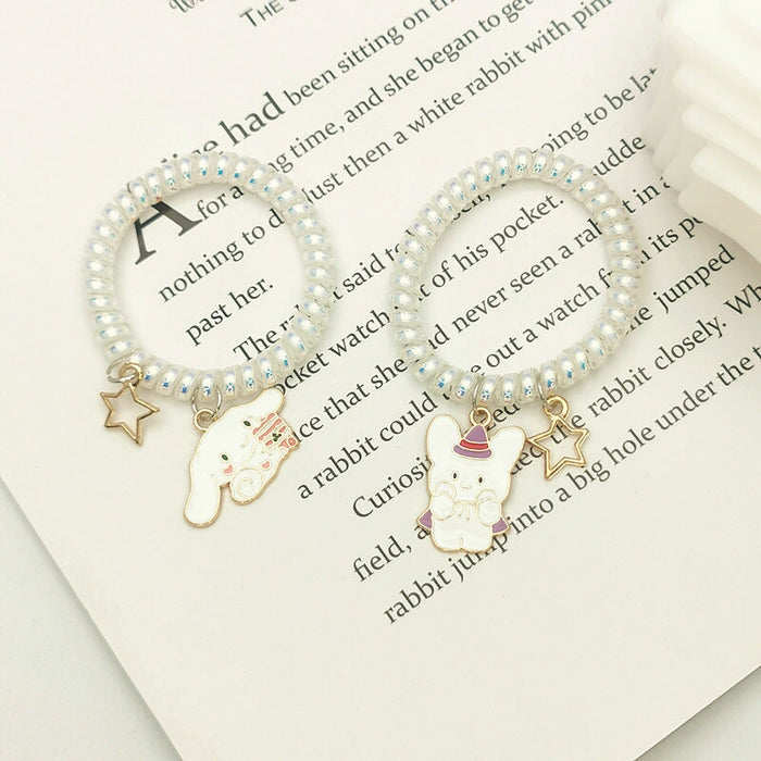 Wholesale Alloy Fabric Rubber Band Hair Scrunchies (F) JDC-HS-SXD001 Hair Scrunchies 神仙道 Wholesale Jewelry JoyasDeChina Joyas De China