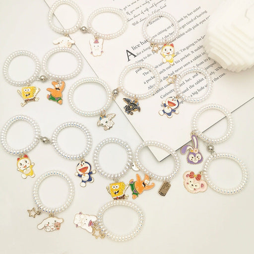 Wholesale Alloy Fabric Rubber Band Hair Scrunchies (F) JDC-HS-SXD001 Hair Scrunchies 神仙道 Wholesale Jewelry JoyasDeChina Joyas De China