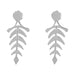 Wholesale alloy fishbone earrings JDC-ES-JL830 Earrings 氿乐 silver Wholesale Jewelry JoyasDeChina Joyas De China