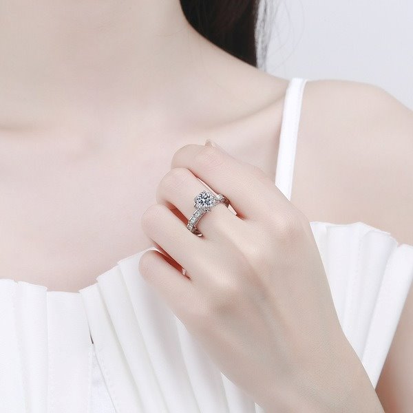 Wholesale alloy fountain ring Sterling Silver Jewelry JDC-RS-BLX037 Rings 宝来兴 Wholesale Jewelry JoyasDeChina Joyas De China