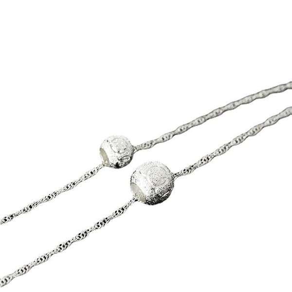 Bulk Jewelry Wholesale alloy frosted Ball Necklace JDC-NE-A339 Wholesale factory from China YIWU China