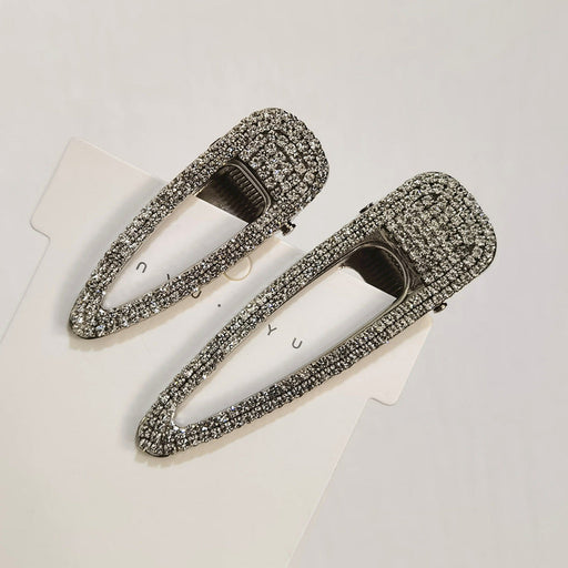 Wholesale alloy full Rhinestone bangs hair clip JDC-HC-YaoX003 Hair Clips 姚萱 Wholesale Jewelry JoyasDeChina Joyas De China