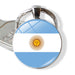 Wholesale Alloy Glass Patch National Flag Keychain JDC-KC-Hengx001 Keychains 横湘 Wholesale Jewelry JoyasDeChina Joyas De China