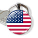 Wholesale Alloy Glass Patch National Flag Keychain JDC-KC-Hengx001 Keychains 横湘 PSXL001146-18 USA Wholesale Jewelry JoyasDeChina Joyas De China