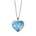 Wholesale Alloy Glass Piece Princess Time Gemstone Heart Necklace JDC-NE-Hengx003 Necklaces 横湘 Wholesale Jewelry JoyasDeChina Joyas De China
