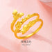 Wholesale alloy gold rings JDC-RS-WN-009 Rings 薇妮 9 Adjustable opening Wholesale Jewelry JoyasDeChina Joyas De China