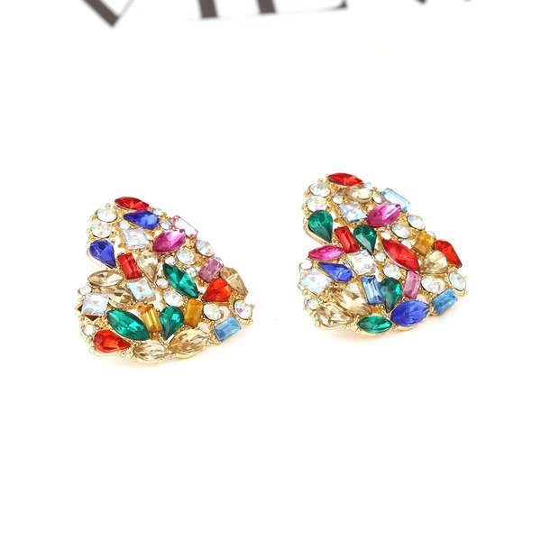 Wholesale alloy hollow diamond earrings JDC-ES-MY209 Earrings 曼茵 Wholesale Jewelry JoyasDeChina Joyas De China